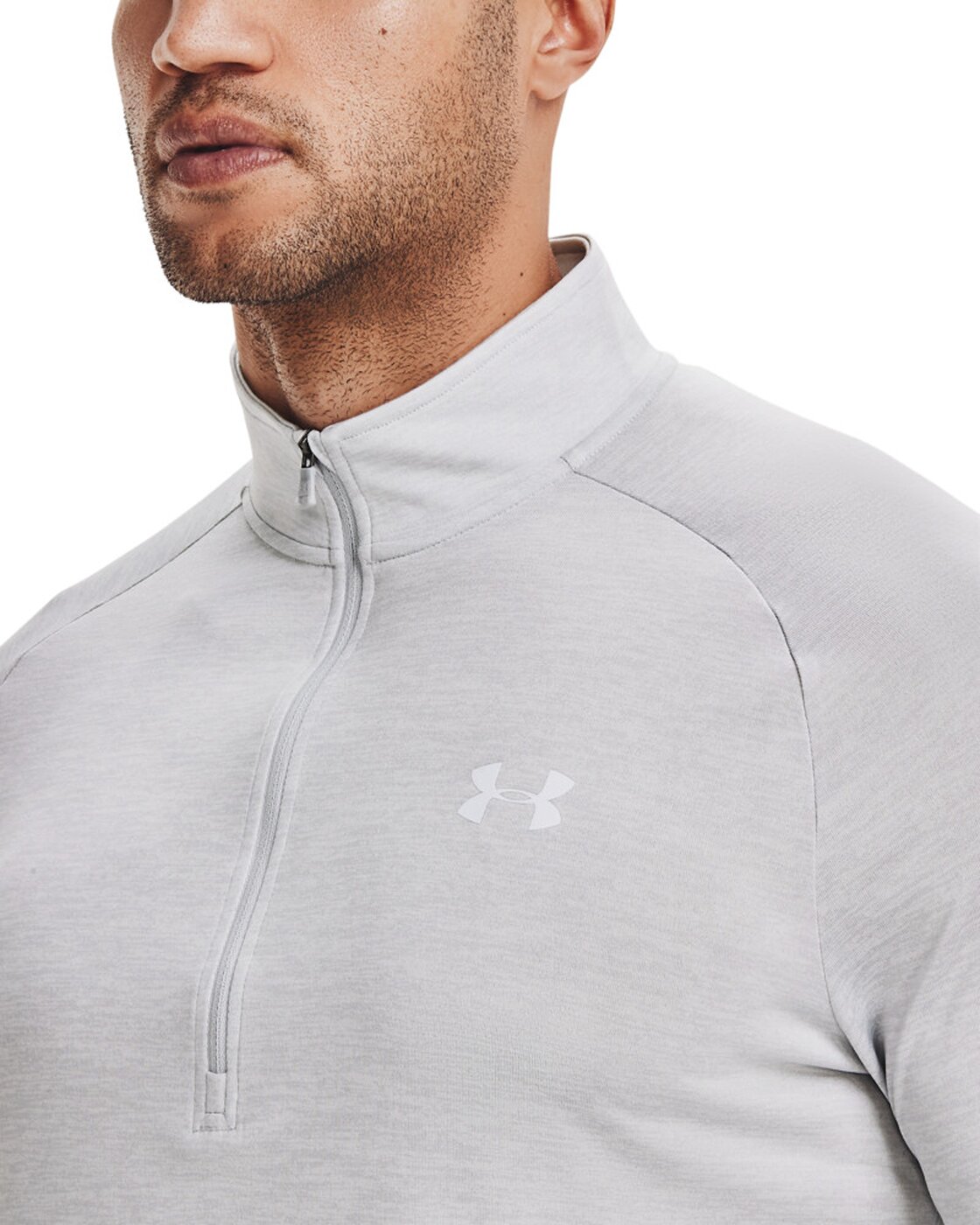 UNDER ARMOUR - UA TECH 2.0 1/2 ZIP HALO GRAY – Bild 6