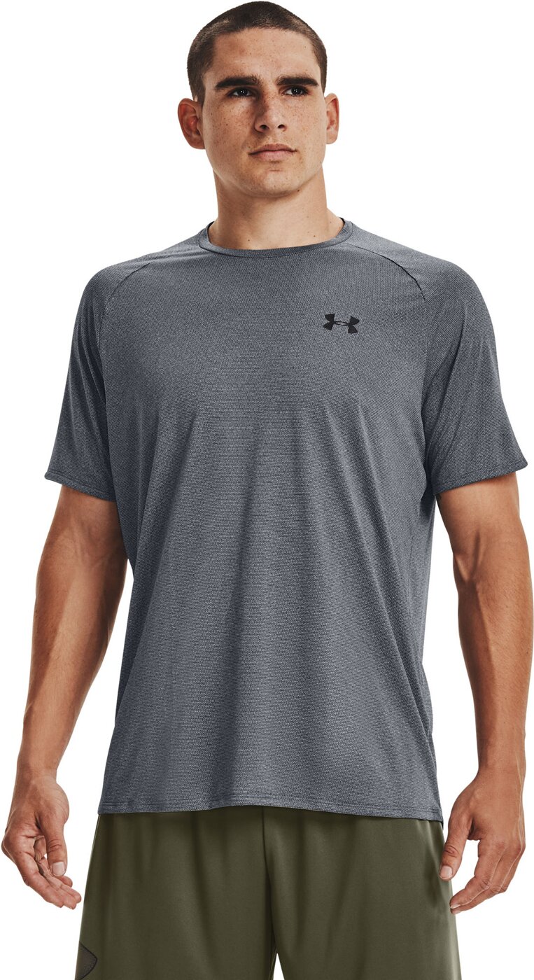 UNDER ARMOUR - UA TECH 2.0 SS TEE NOVELTY PITCH GRAY – Bild 3
