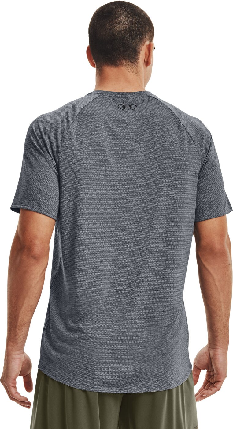 UNDER ARMOUR - UA TECH 2.0 SS TEE NOVELTY PITCH GRAY – Bild 4