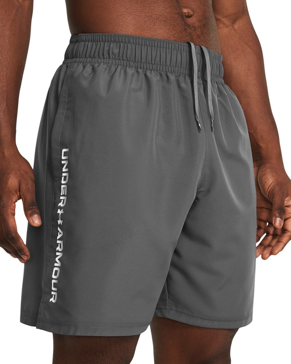 UNDER ARMOUR - UA TECH WOVEN WORDMARK SHORT CASTLEROCK – Bild 6