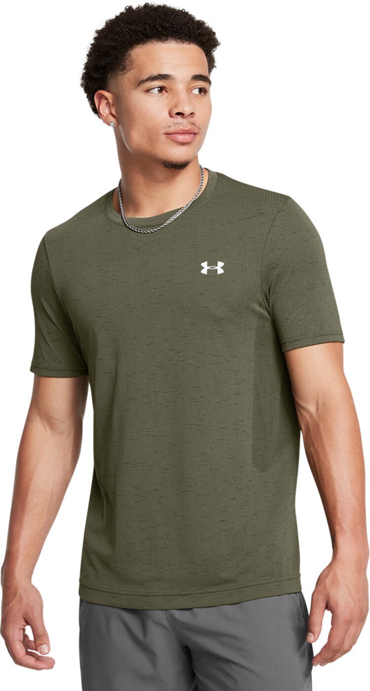 UNDER ARMOUR - VANISH SEAMLESS SS MARINE OD GREEN – Bild 3