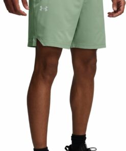 UNDER ARMOUR - VANISH WOVEN 6IN GRAPHIC STS SILICA GREEN