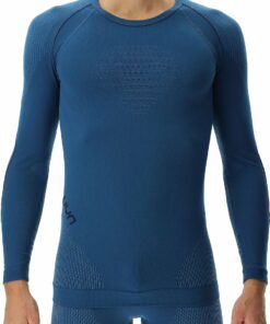 UYN - MAN EVOLUTYON UW SHIRT LG_SL. BLUE POSEIDON/NAVY/N