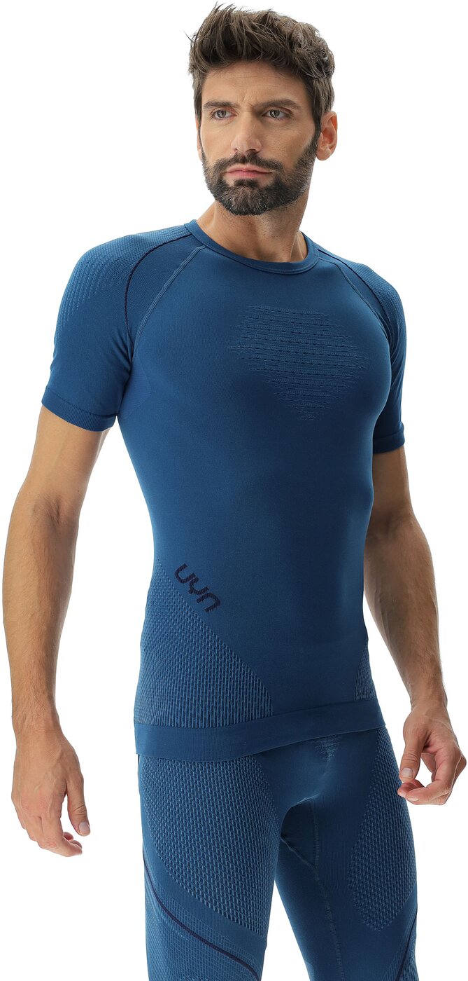 UYN - MAN EVOLUTYON UW SHIRT SH_SL BLUE POSEIDON/NAVY/N – Bild 5