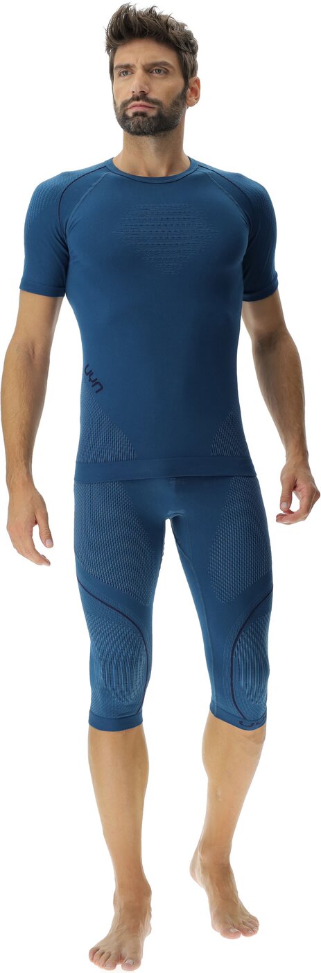 UYN - MAN EVOLUTYON UW SHIRT SH_SL BLUE POSEIDON/NAVY/N – Bild 6