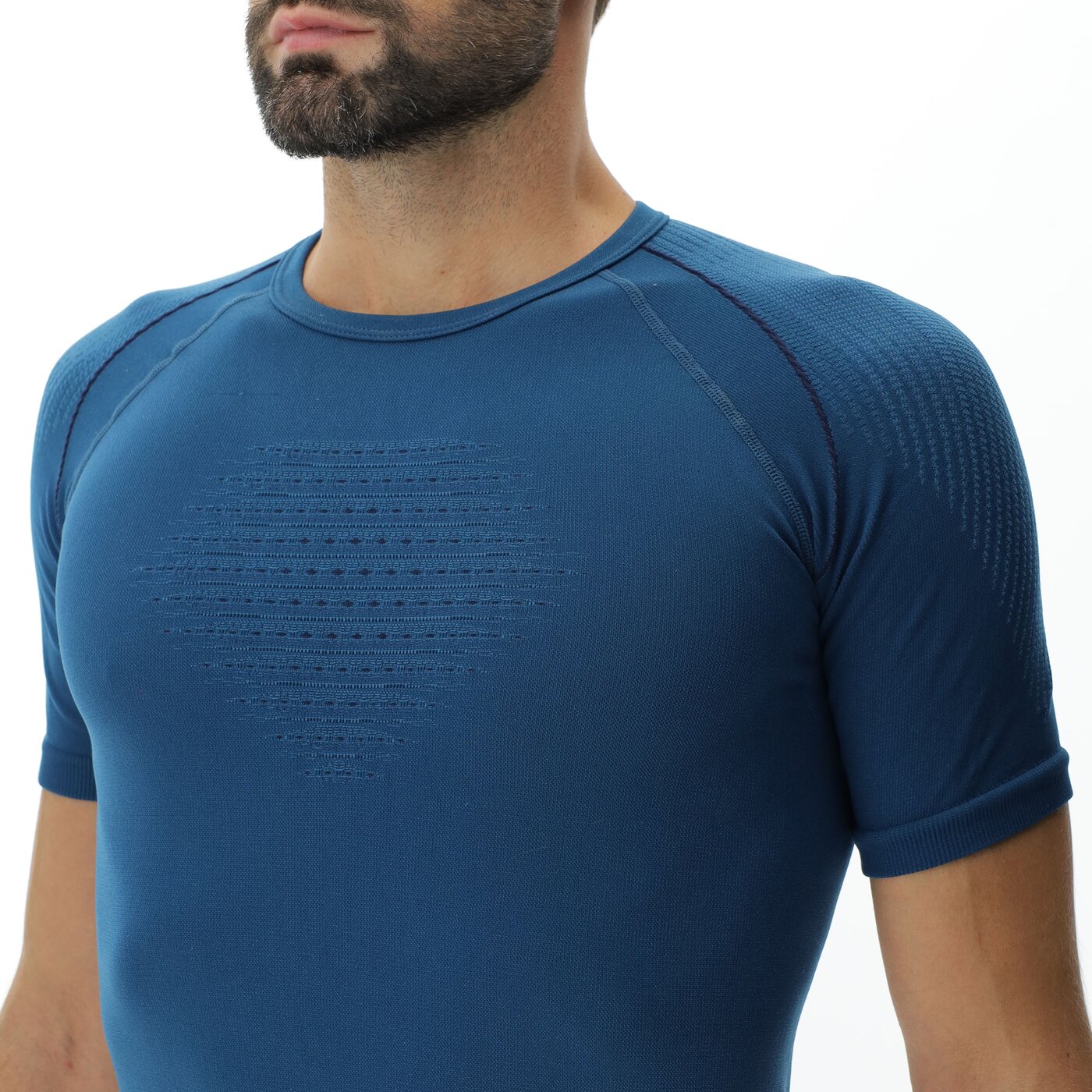 UYN - MAN EVOLUTYON UW SHIRT SH_SL BLUE POSEIDON/NAVY/N – Bild 7