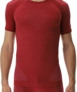 UYN - MAN EVOLUTYON UW SHIRT SH_SL SOFISTIC R/BORD/BORD
