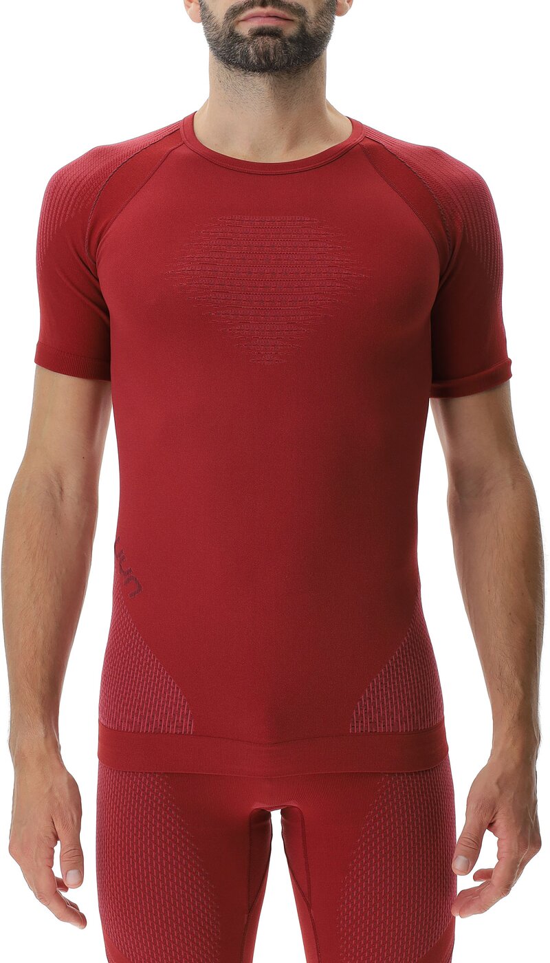 UYN - MAN EVOLUTYON UW SHIRT SH_SL SOFISTIC R/BORD/BORD