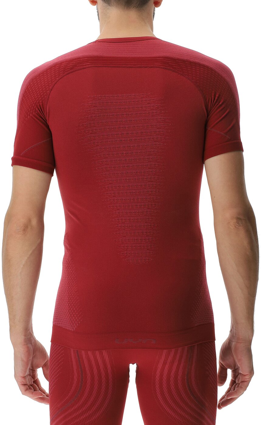 UYN - MAN EVOLUTYON UW SHIRT SH_SL SOFISTIC R/BORD/BORD – Bild 2
