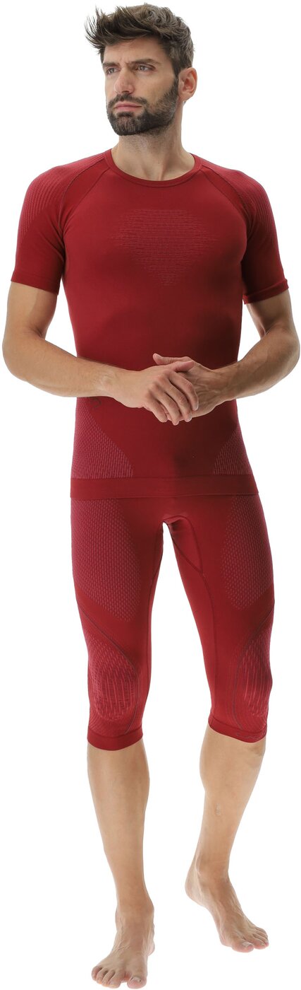 UYN - MAN EVOLUTYON UW SHIRT SH_SL SOFISTIC R/BORD/BORD – Bild 6