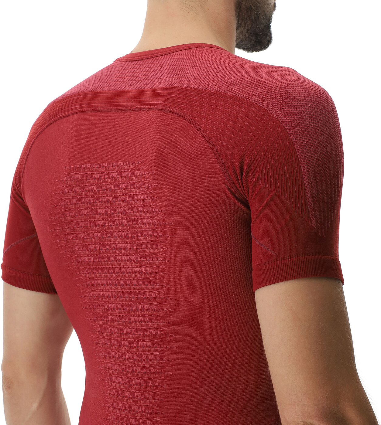 UYN - MAN EVOLUTYON UW SHIRT SH_SL SOFISTIC R/BORD/BORD – Bild 8