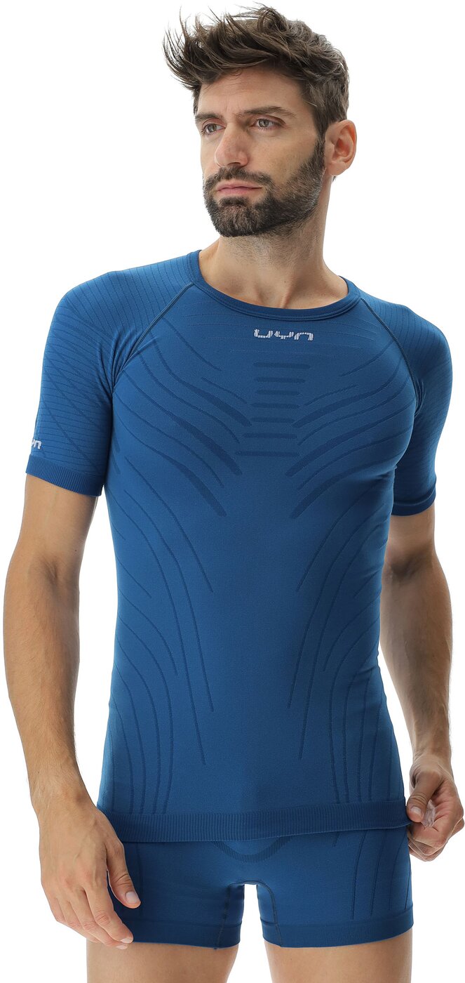 UYN - UYN MAN MOTYON 2.0 UW SHIRT SH_SL BLUE POSEIDON – Bild 3
