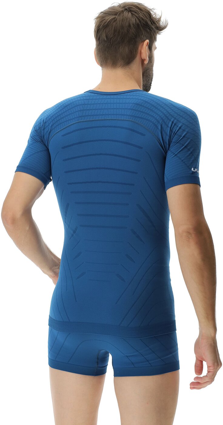 UYN - UYN MAN MOTYON 2.0 UW SHIRT SH_SL BLUE POSEIDON – Bild 4