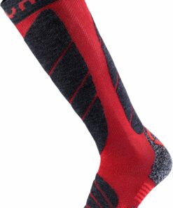 UYN - MAN SKI MAGMA SOCKS DARK RED/ANTHRACITE