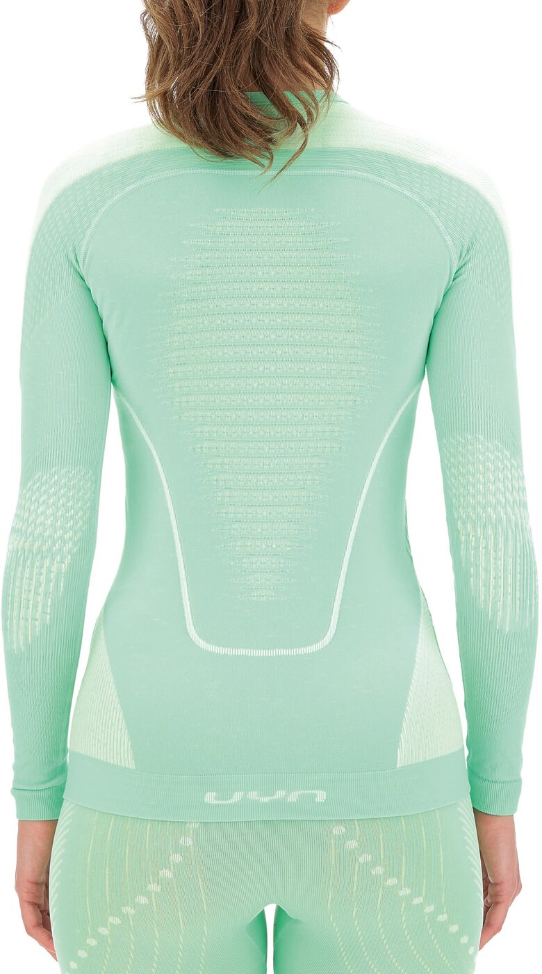 UYN - WOMAN EVOLUTYON UW SHIRT LG_SL. LIGHT GREEN/WHITE/WH – Bild 2