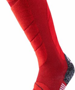 UYN - WOMAN SKI MAGMA SOCKS DARK RED/RED