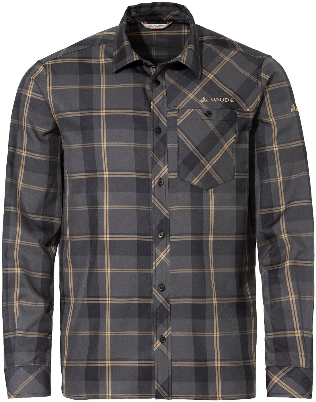 VAUDE - Me Neshan LS Shirt IV BLACK/OAT