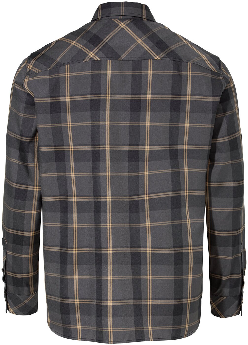 VAUDE - Me Neshan LS Shirt IV BLACK/OAT – Bild 2