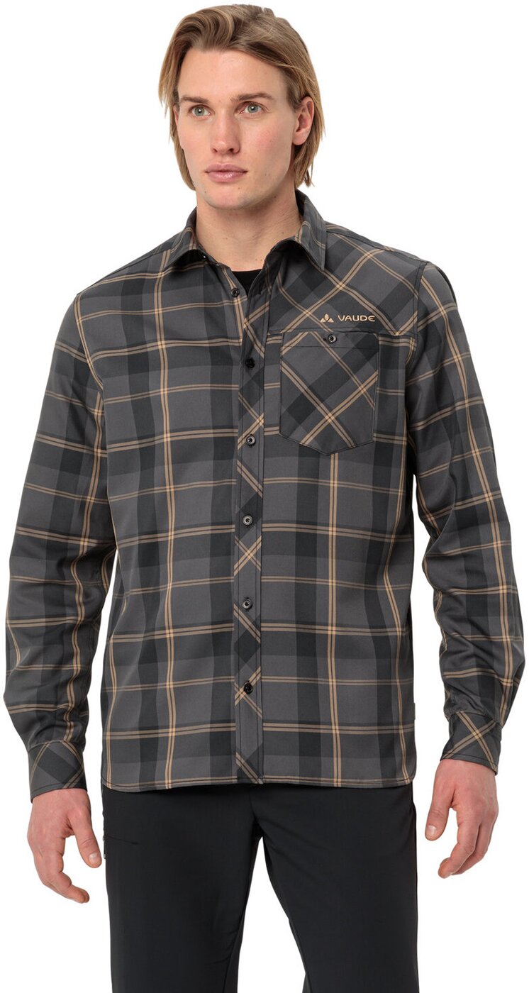 VAUDE - Me Neshan LS Shirt IV BLACK/OAT – Bild 3