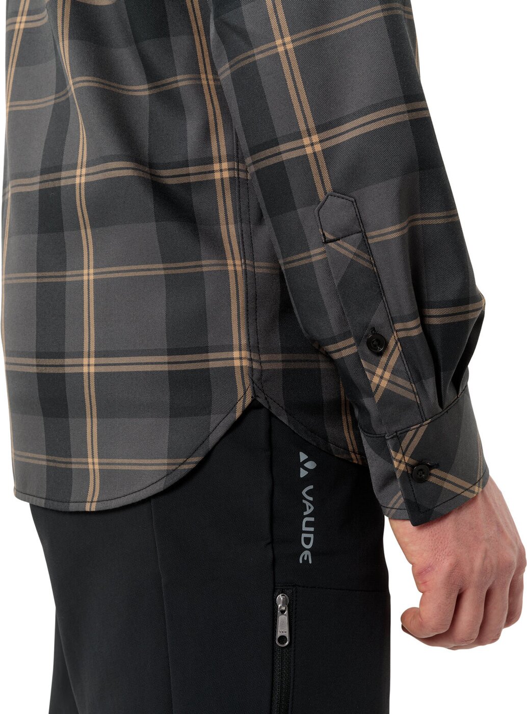VAUDE - Me Neshan LS Shirt IV BLACK/OAT – Bild 6