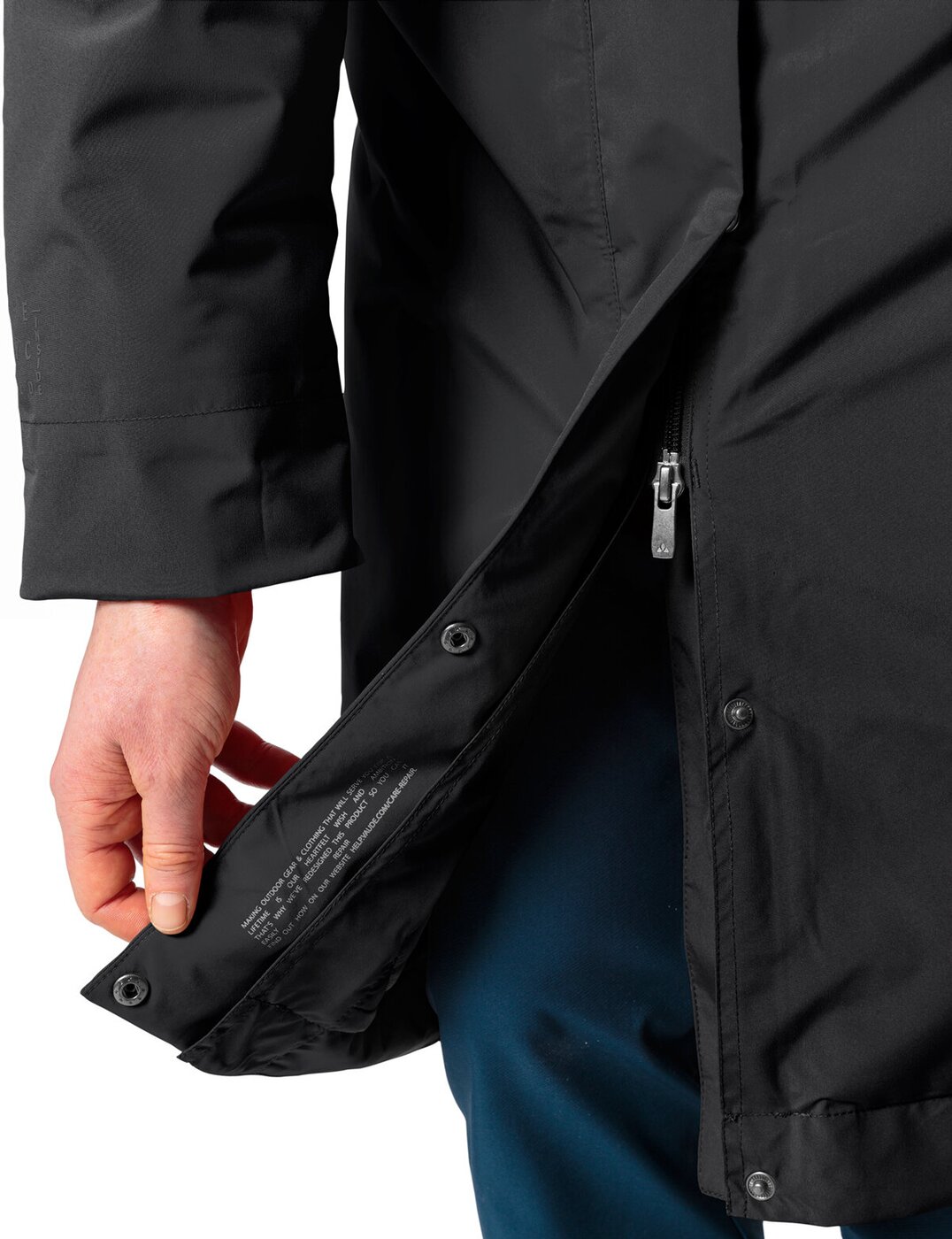 VAUDE - Wo Coreway Coat BLACK – Bild 6