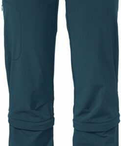 VAUDE - Wo Farley Stretch Capri T-Zip Pants DARK SEA