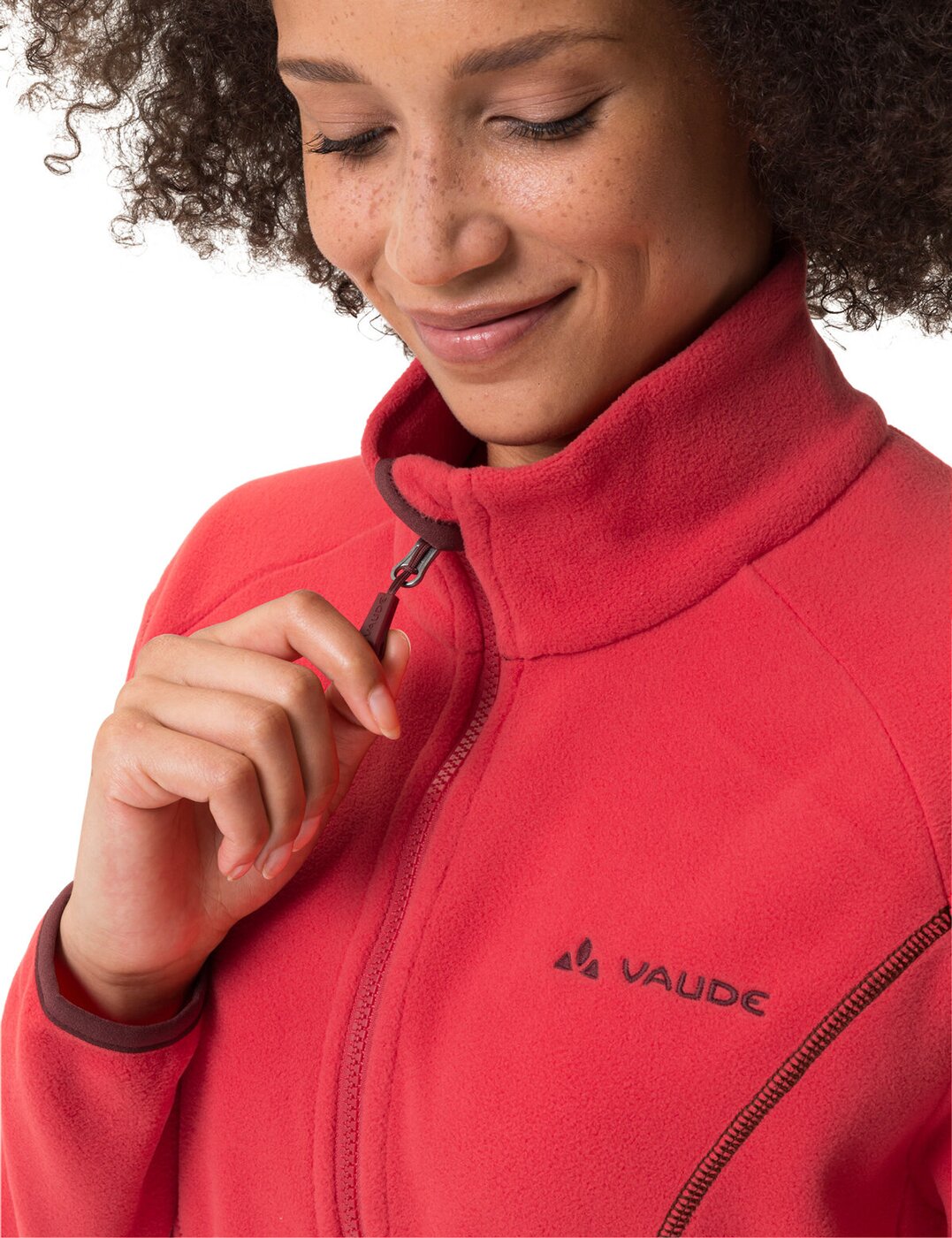 VAUDE - Wo Rosemoor Fleece Jacket II FLAME – Bild 7
