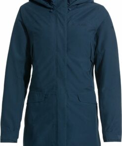 VAUDE - Wo Skomer Wool Parka DARK SEA
