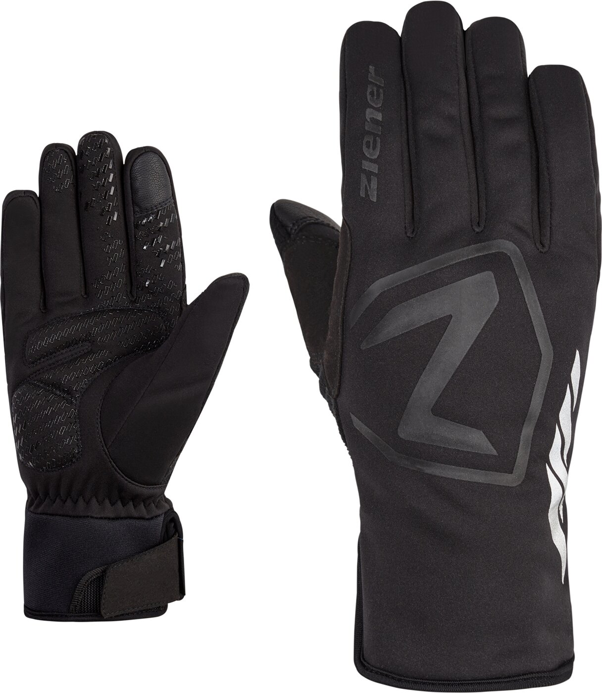 ZIENER - DAQUA AS(R) TOUCH bike glove BLACK
