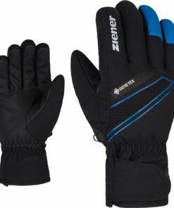 ZIENER - GUNAR GTX glove ski alpine BLACK.PERSIAN BLUE
