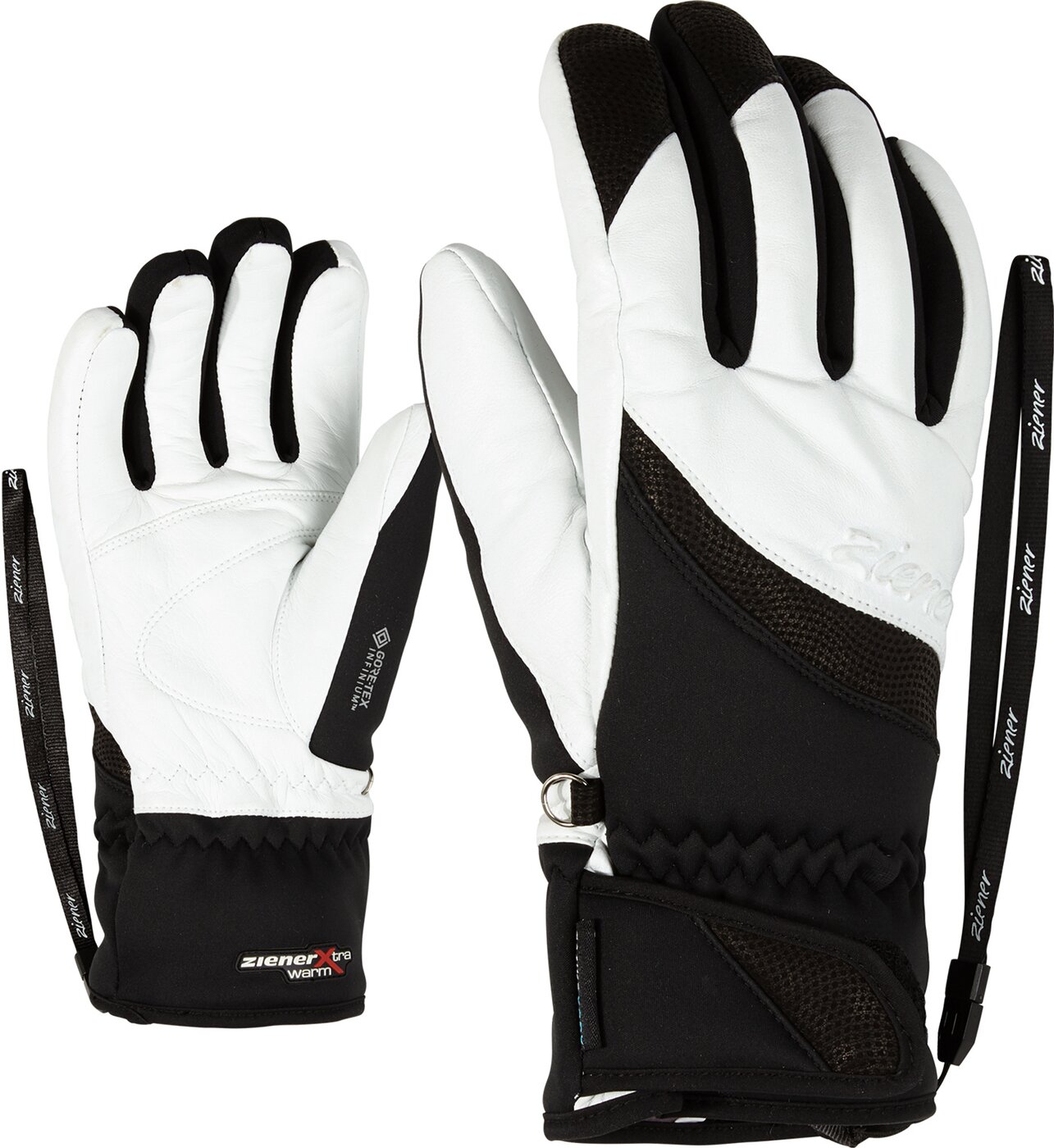 ZIENER - KOMMA GTX INF PR lady glove WHITE