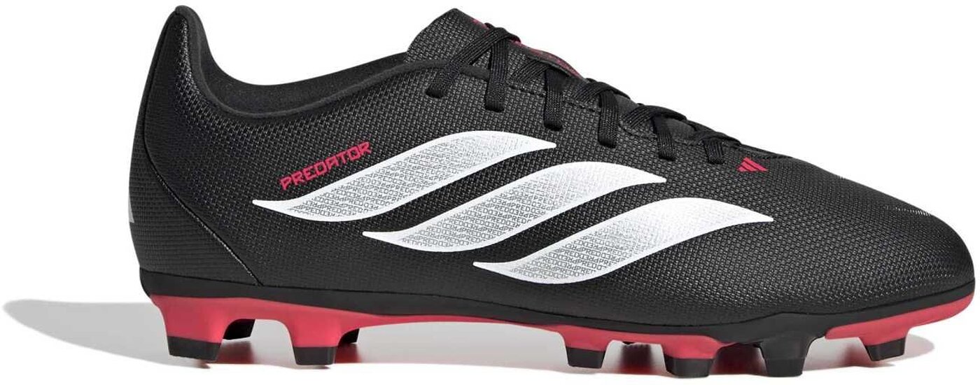 ADIDAS - PREDATOR CLUB FG/MG J CBLACK/FTWWHT/LUCRED