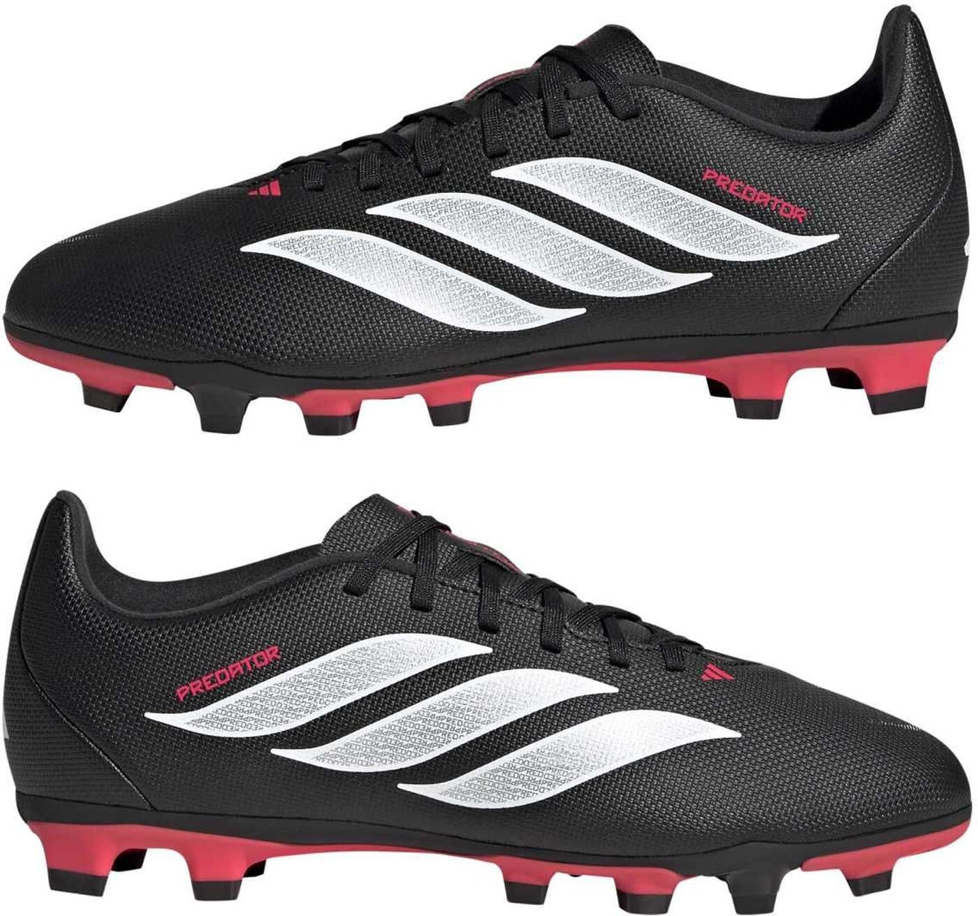 ADIDAS - PREDATOR CLUB FG/MG J CBLACK/FTWWHT/LUCRED – Bild 4