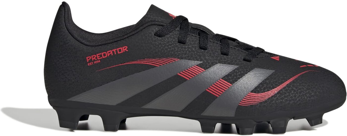 ADIDAS - PREDATOR CLUB FG/MG J CBLACK/GREFOU/LUCRED