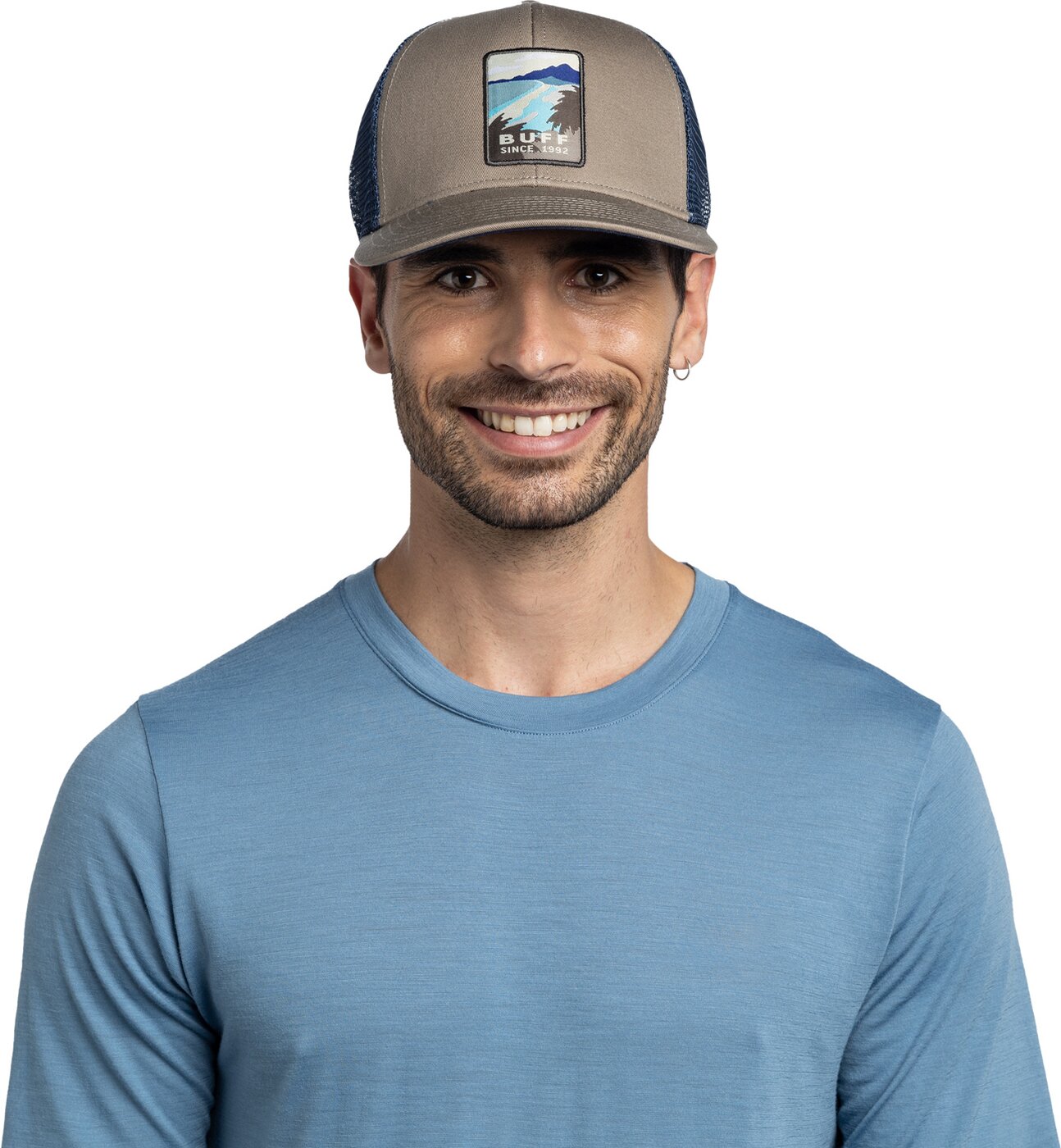 BUFF - Explore Trucker Cap SOOR TUNDRA KHAKI – Bild 3