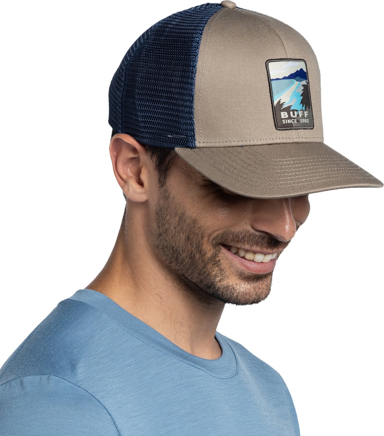 BUFF - Explore Trucker Cap SOOR TUNDRA KHAKI – Bild 4