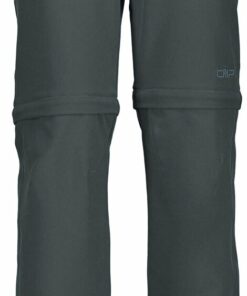 CMP - KID ZIP OFF PANT ANTRACITE