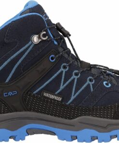 CMP - KIDS RIGEL MID TREKKING SHOES WP B.BLUE-BLUESTONE-ROYAL BLUE