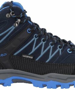 CMP - KIDS RIGEL MID TREKKING SHOES WP B.BLUE-BLUESTONE-ROYAL BLUE