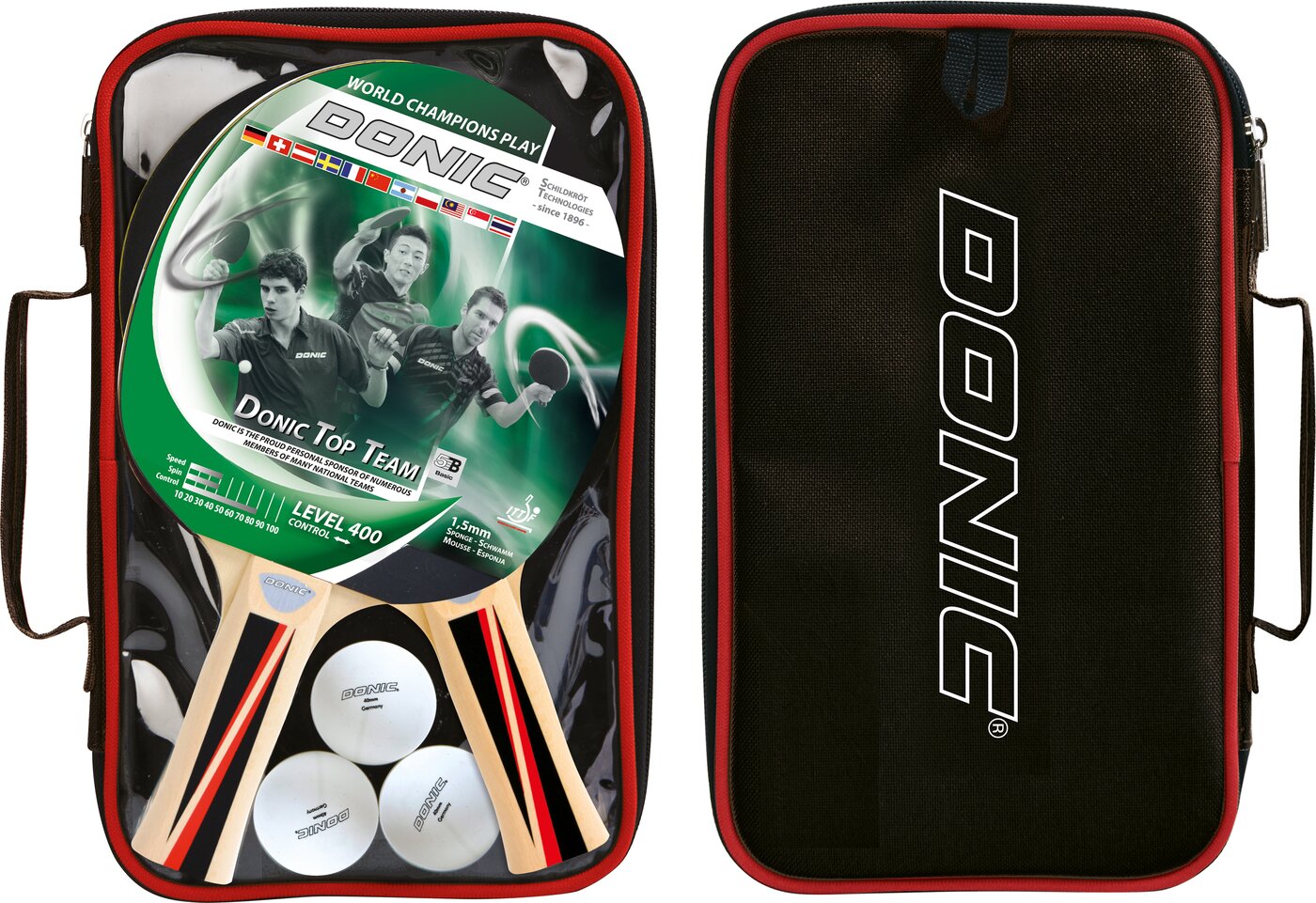 DONIC SCHILDKRÖT - TT-Set TOP TEAMS im Carrybag (2017) KEINE FARBE – Bild 4