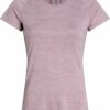 ENERGETICS - Da.-T-Shirt Evii SS W MELANGE/LILAC DARK/R