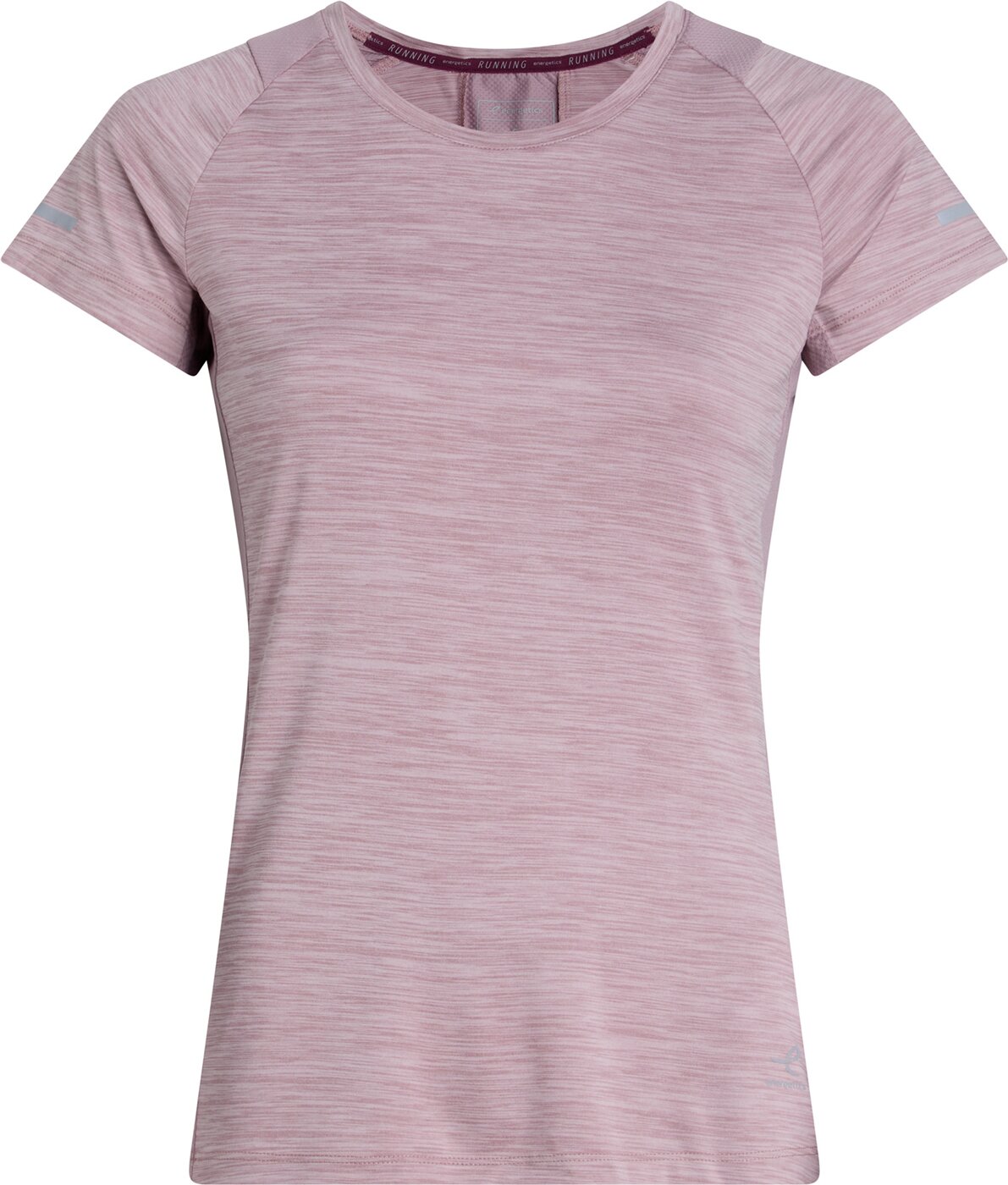 ENERGETICS - Da.-T-Shirt Evii SS W MELANGE/LILAC DARK/R