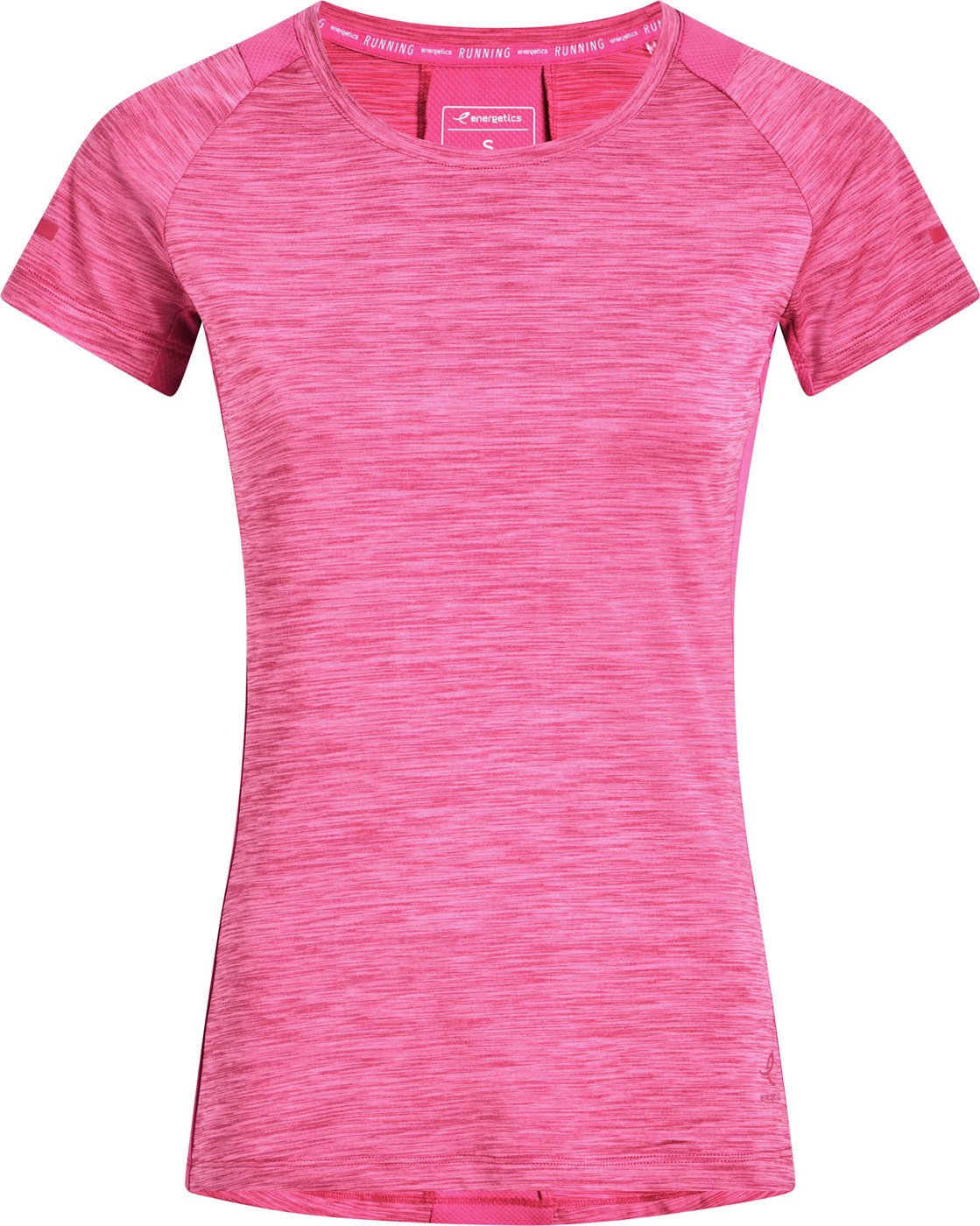 ENERGETICS - Da.-T-Shirt Evii SS W MELANGE/PINK DARK/PI