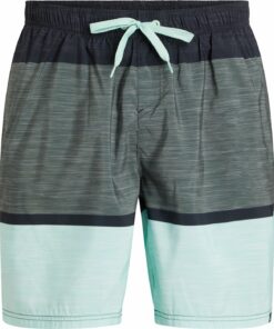 FIREFLY - He.-Badeshorts Lario M Melange Stripe GREEN DARK