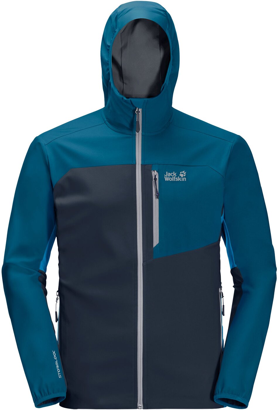 JACK WOLFSKIN - EAGLE PEAK II SOFTSHELL M NIGHT BLUE