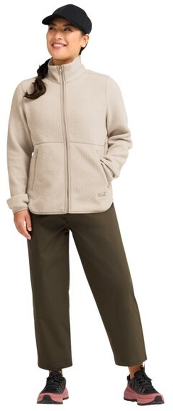 JACK WOLFSKIN - LITE CURL FZ W OYSTER – Bild 5