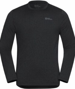 JACK WOLFSKIN - SKY THERMAL L/S M BLACK