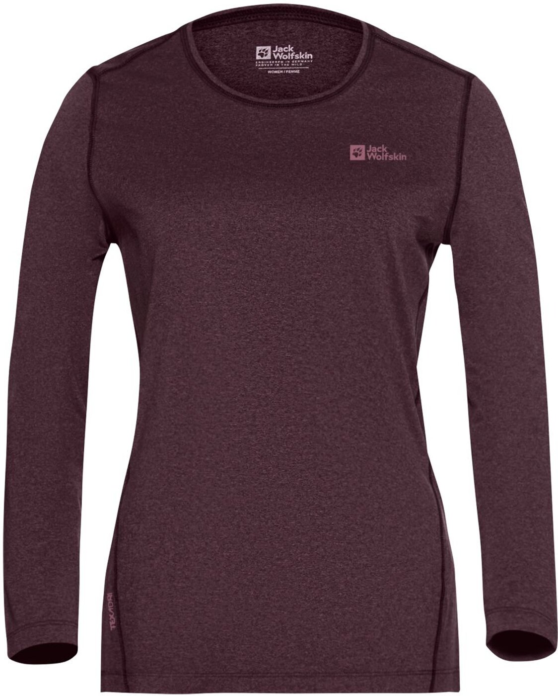 JACK WOLFSKIN - SKY THERMAL L/S W AMARANTH