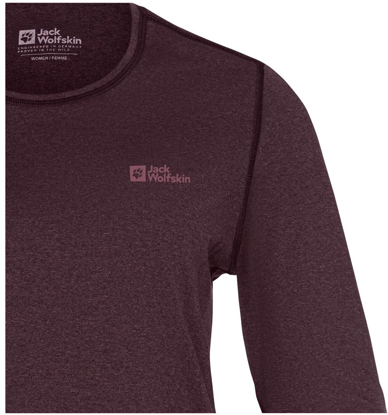 JACK WOLFSKIN - SKY THERMAL L/S W AMARANTH – Bild 3
