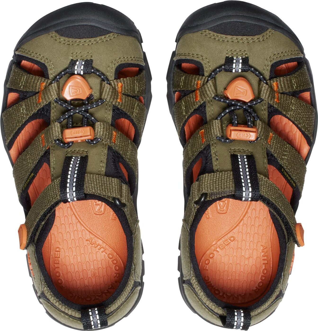 KEEN - SEACAMP II CNX C-DARK OLIVE/GOLD FLAME DARK OLIVE/GOLD FLAME – Bild 3